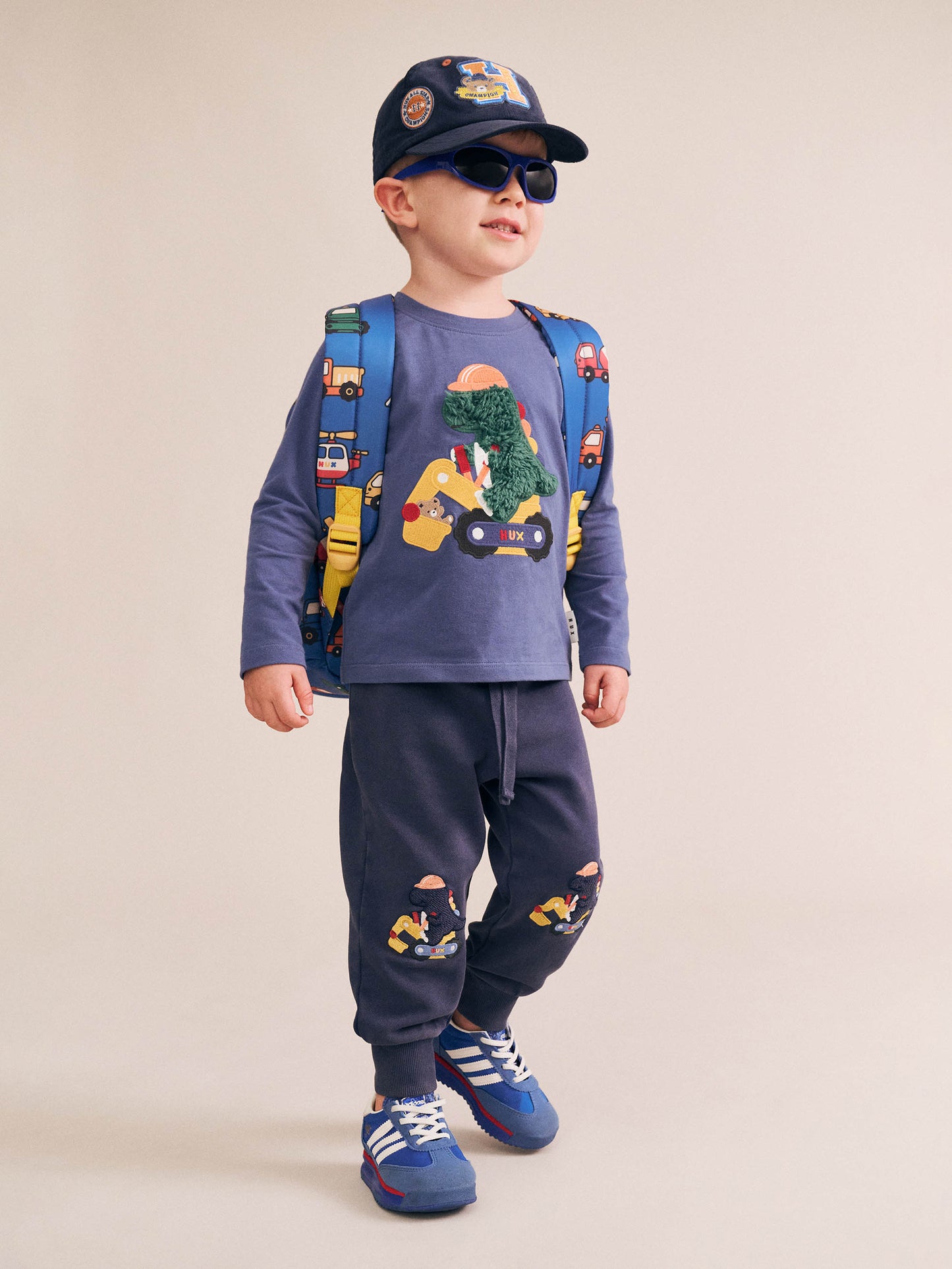 Huxbaby Tradie Dino Long Sleeve Top