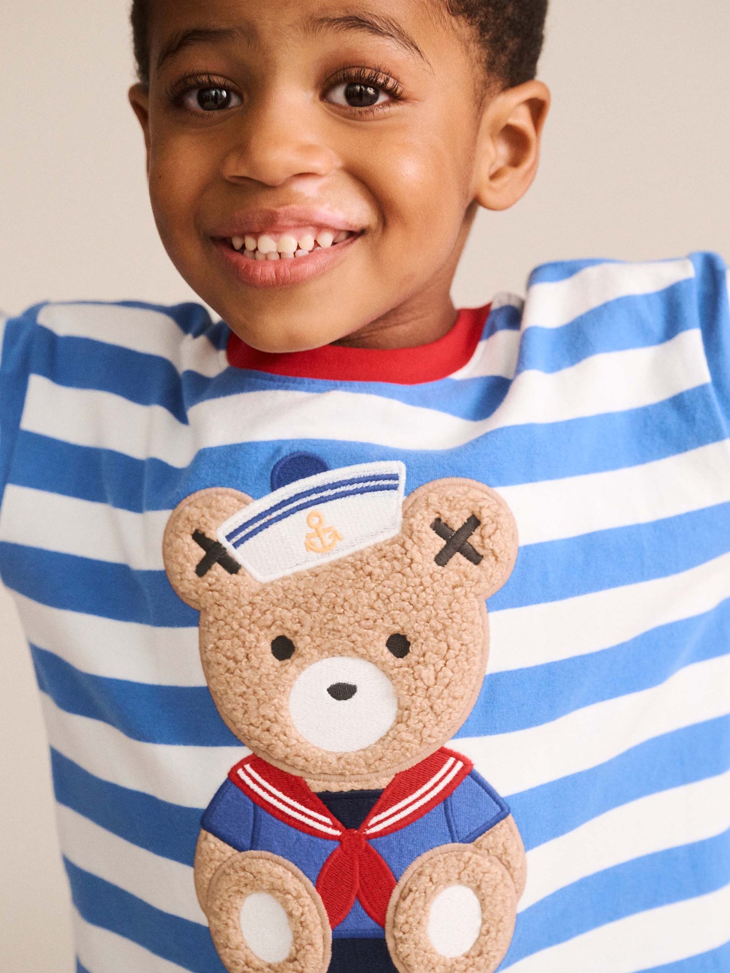 Huxbaby Nautical Stripe Sitting Hux Tee