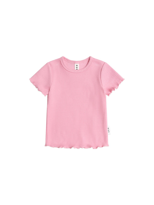 Huxbaby Pink Rib Tee