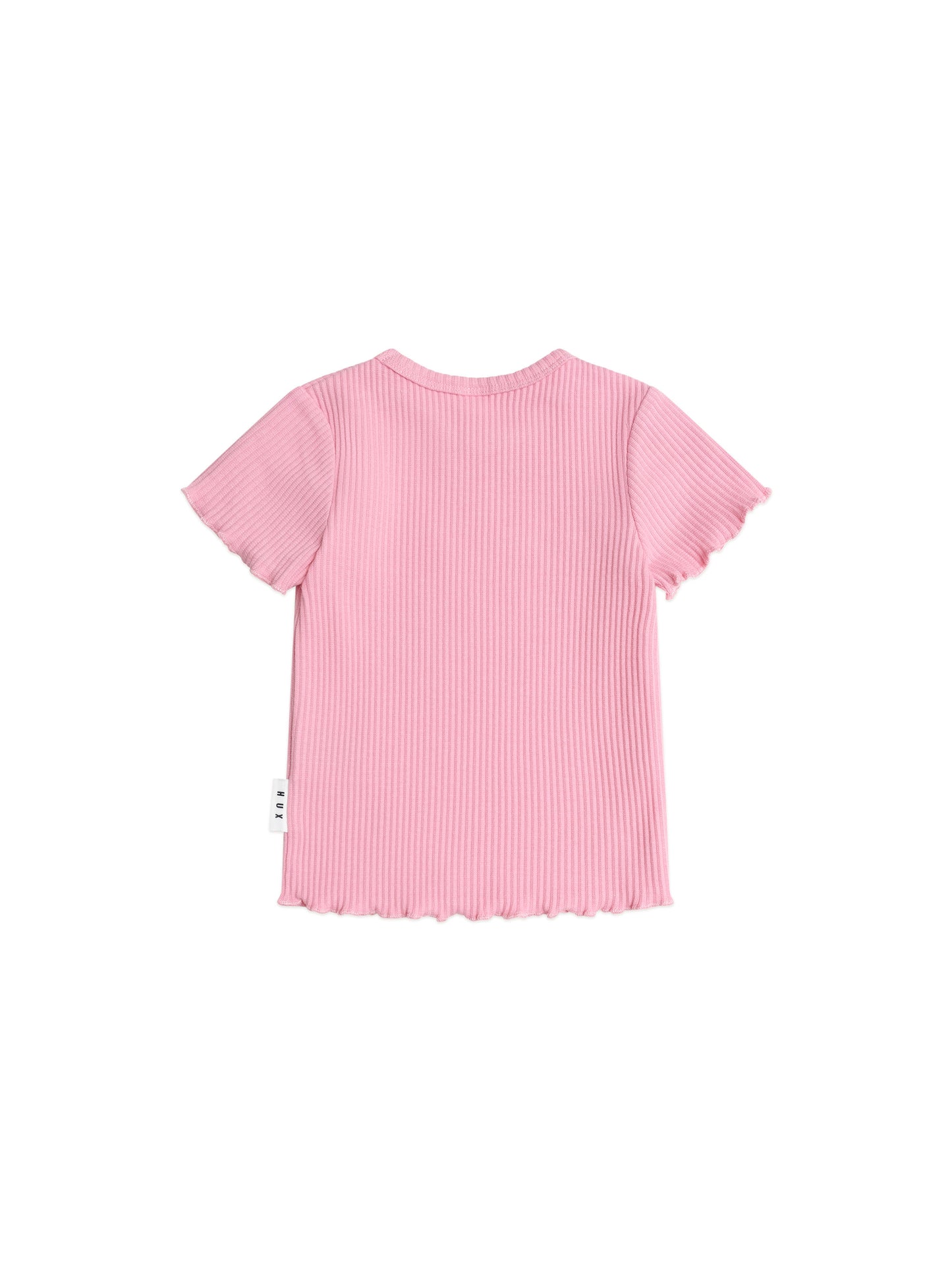 Huxbaby Pink Rib Tee