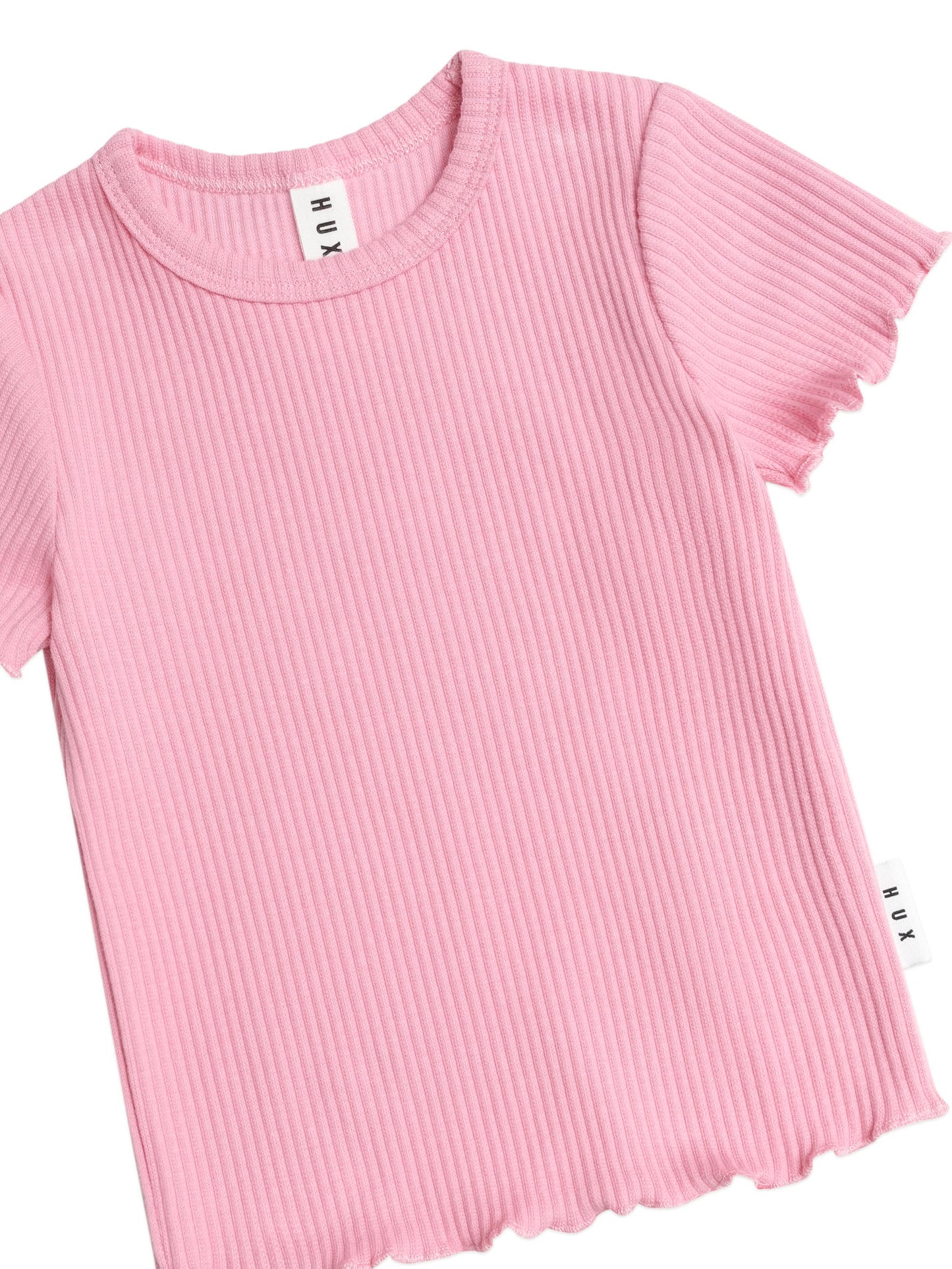 Huxbaby Pink Rib Tee