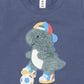 Huxbaby Soccersaurus Midnight Long Sleeve Top