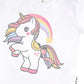 Huxbaby Rainbow Unicorn T-Shirt White