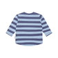 Huxbaby Furry Hux Blue Stripe Bear Long Sleeve Top