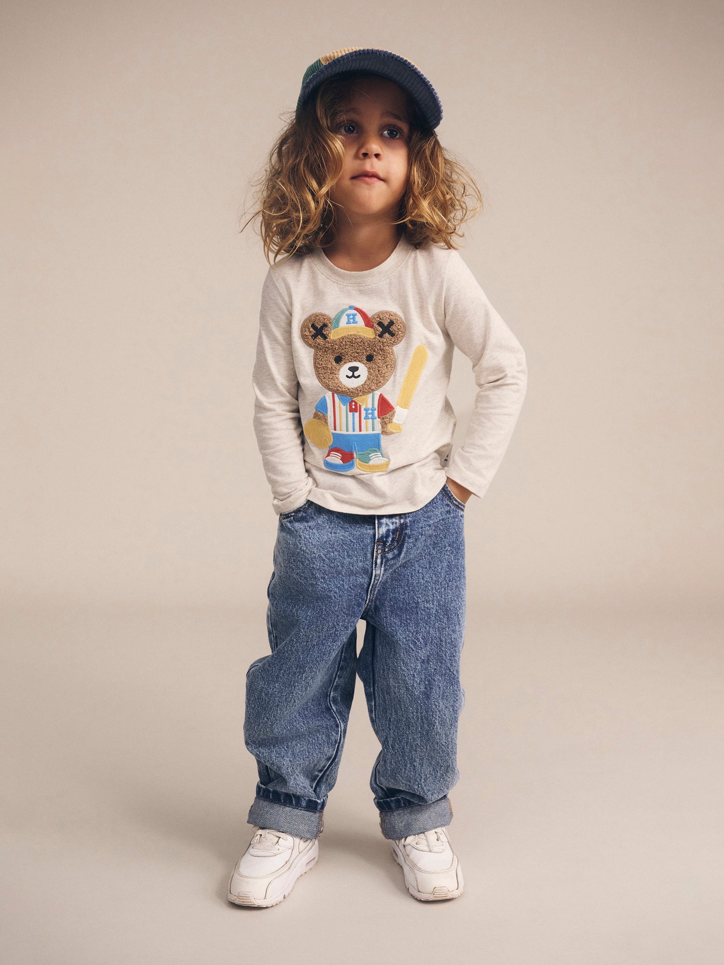 Huxbaby Baseball Hux Long Sleeve Top