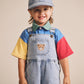 Huxbaby Colour Block Boxy Polo Tee