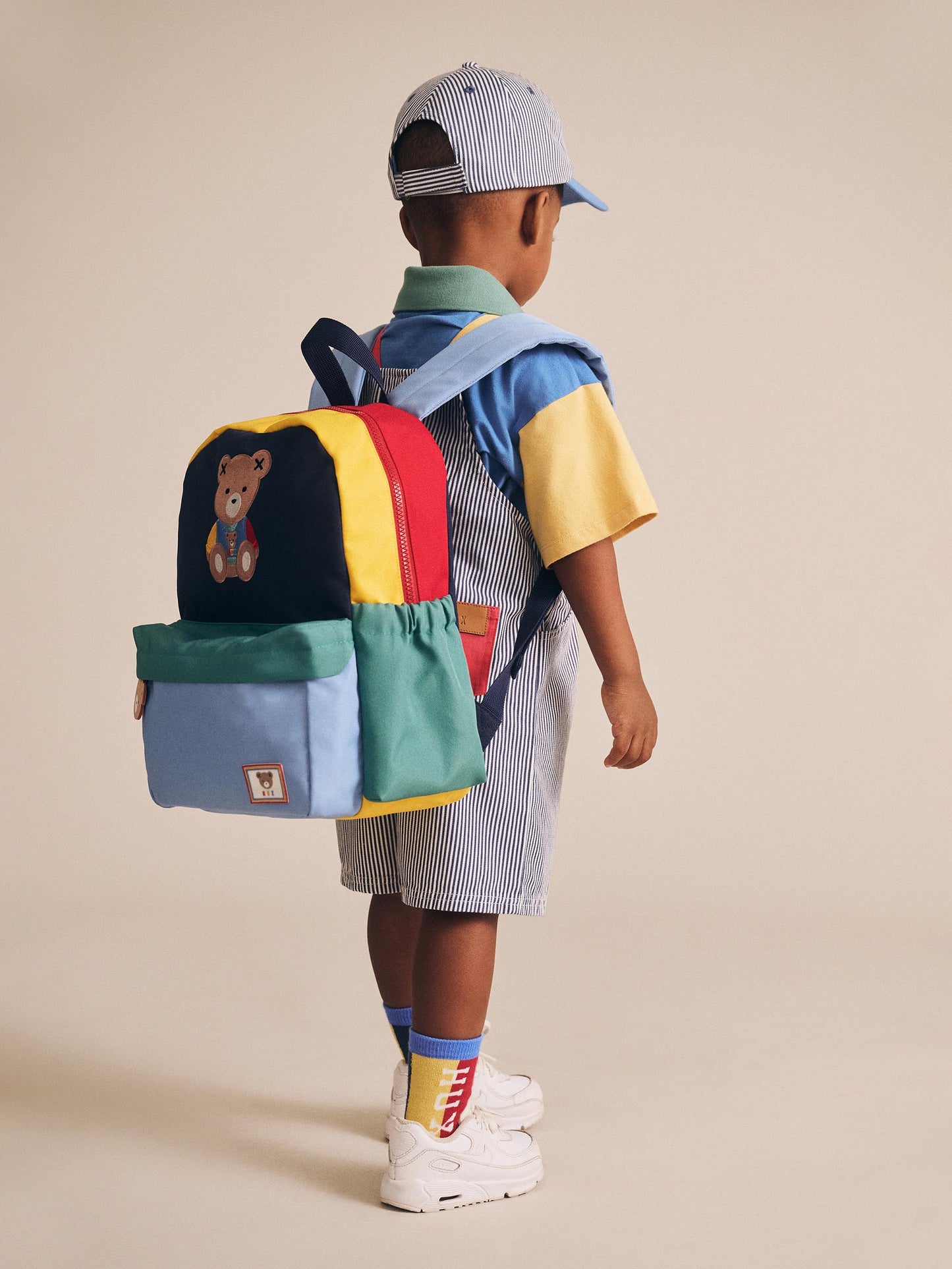 Huxbaby Colour Block Boxy Polo Tee