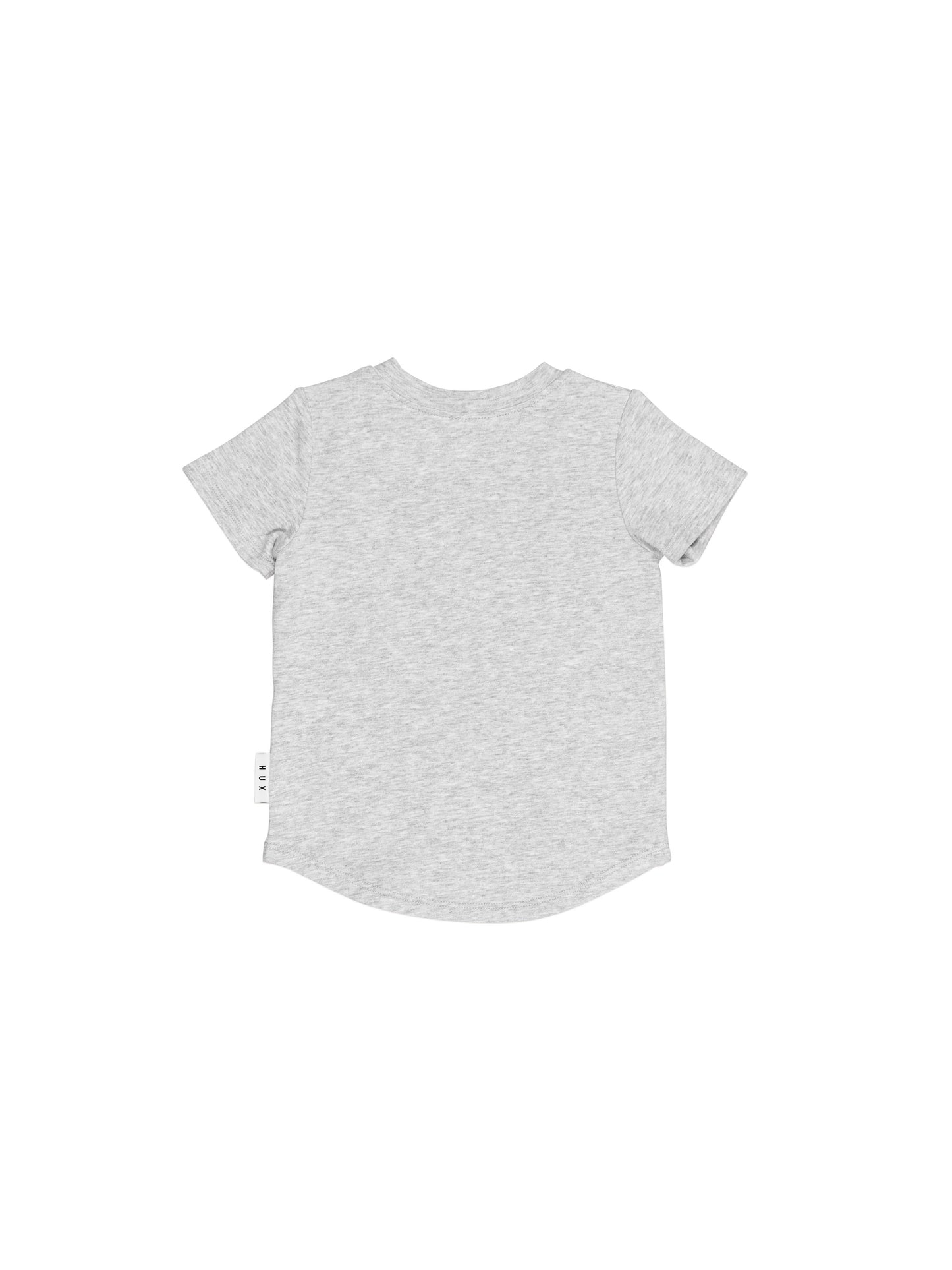 Huxbaby Smiley Rainbow T-Shirt Grey Marle