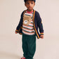 Huxbaby Cord Wide Leg Pant Forest