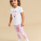 Huxbaby Daisy Furry Bear T-Shirt White