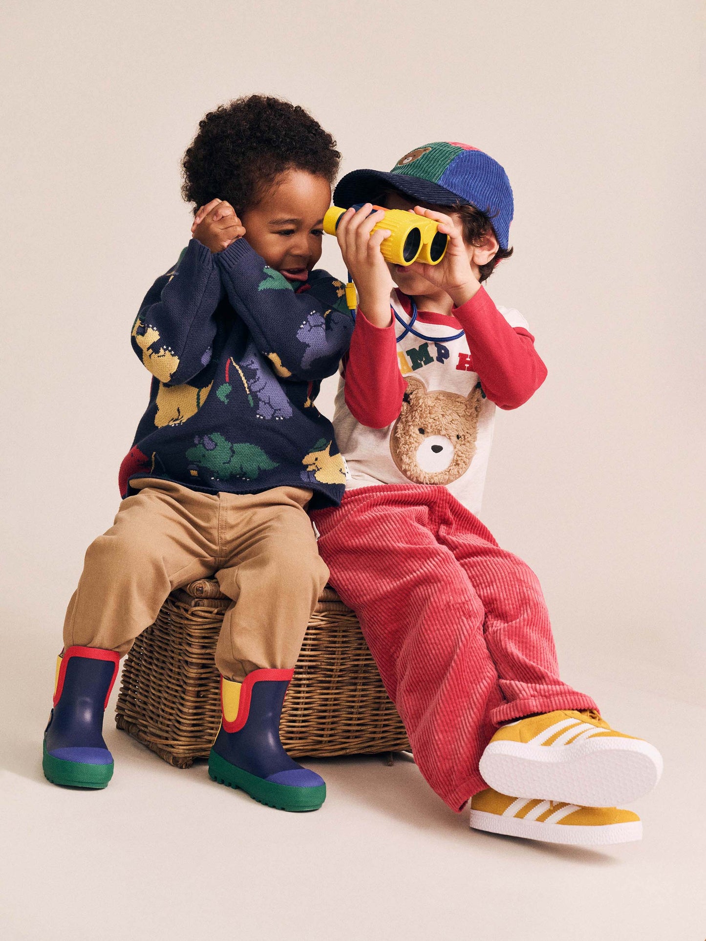 Huxbaby Camping Dino Knit Pullover