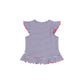 Huxbaby Ink Stripe Peplum Tee