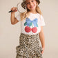 Huxbaby Cherry Bow Tee White