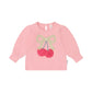 Huxbaby Cherry Bow Puff Sleeve Top