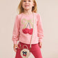 Huxbaby Cherry Bow Puff Sleeve Top