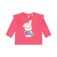 Huxbaby Flower Field Bunny Frill Top