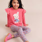 Huxbaby Flower Field Bunny Frill Top