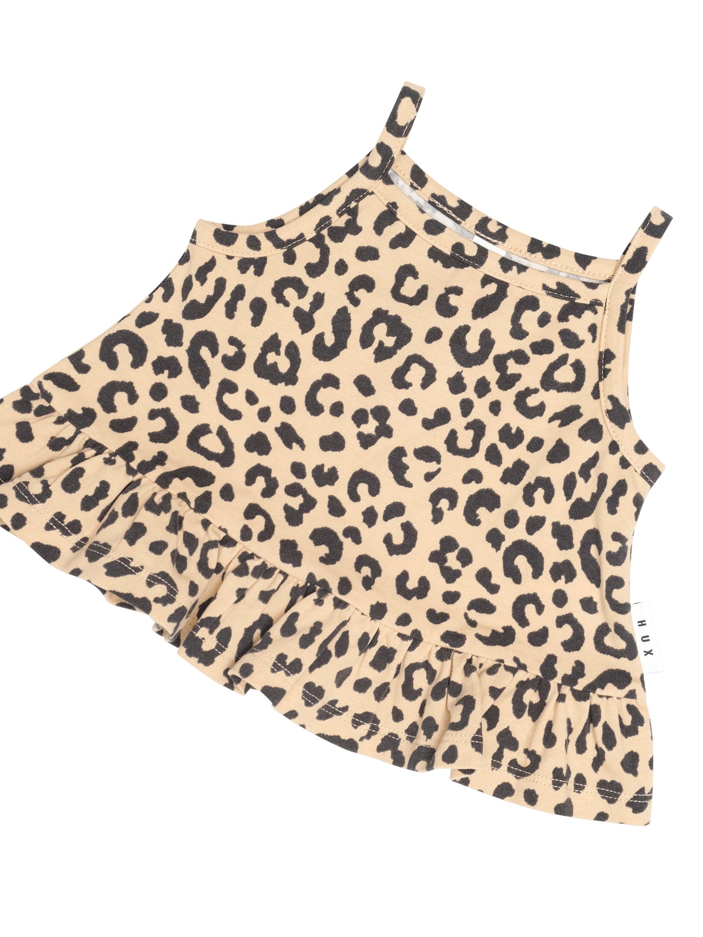 Huxbaby Leopard Peplum Tank Top