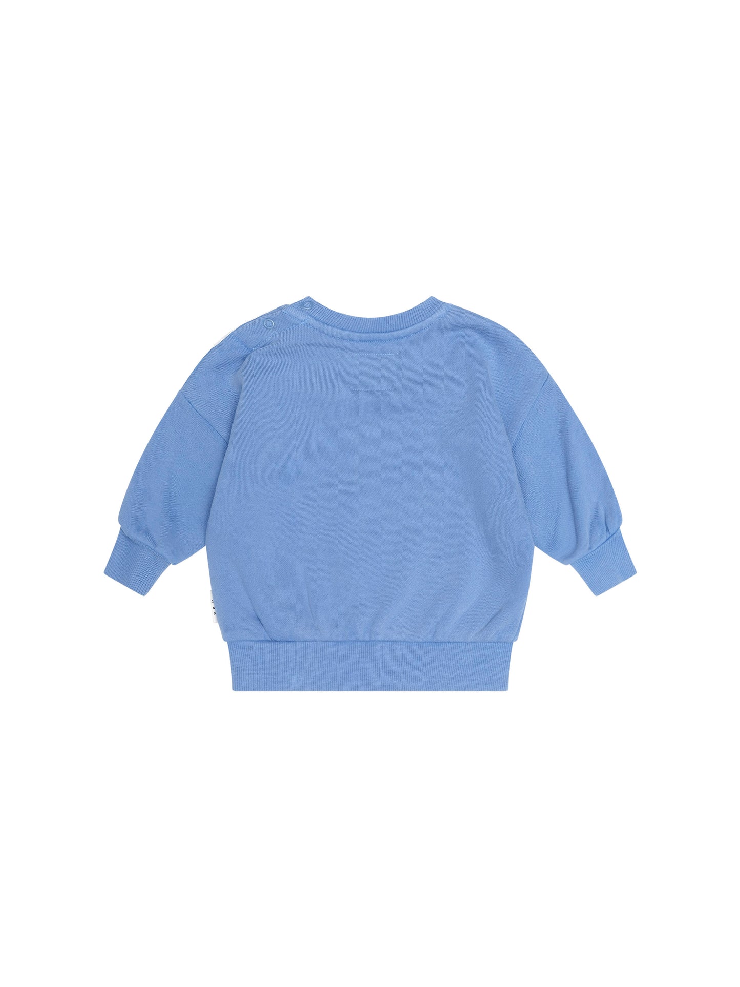 Huxbaby Baller Dino Sporty Stripe Sweatshirt Vintage Blue