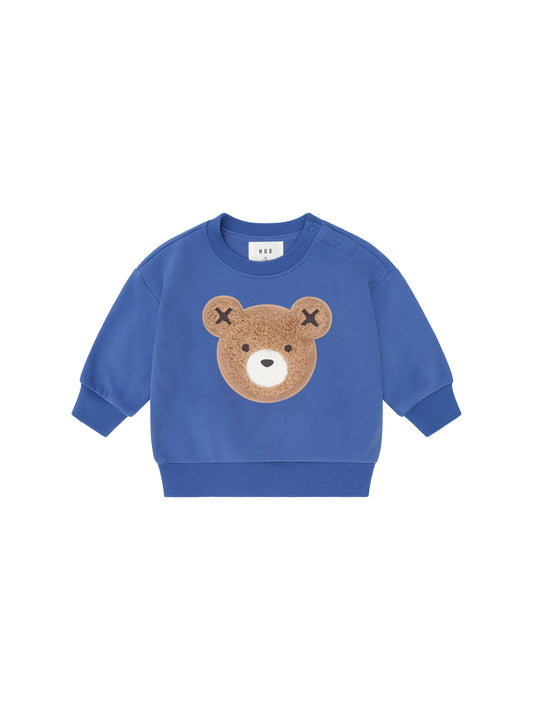 Huxbaby Furry Huxbear Cobalt Sweatshirt