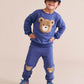 Huxbaby Furry Huxbear Cobalt Sweatshirt