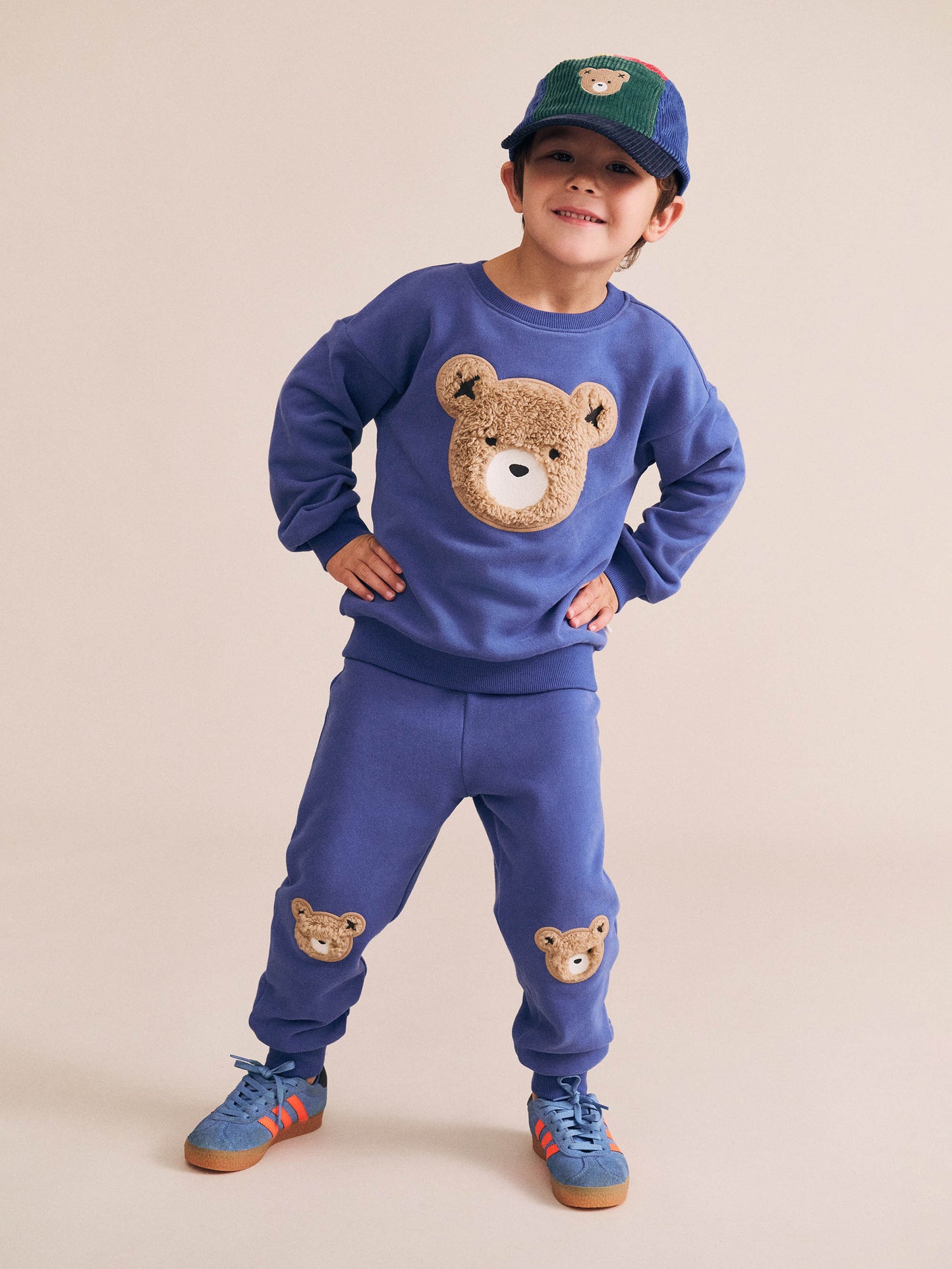 Huxbaby Furry Huxbear Cobalt Sweatshirt