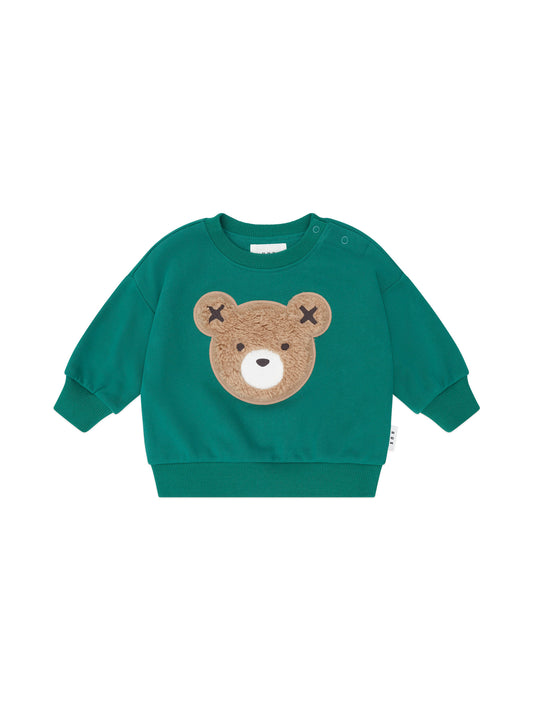 Huxbaby Furry Huxbear Emerald Sweatshirt