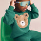 Huxbaby Furry Huxbear Emerald Sweatshirt