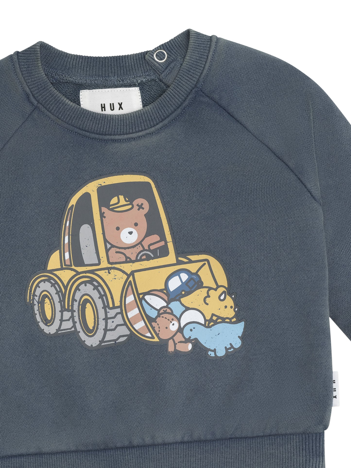 Huxbaby Digger Hux Sweatshirt Washed Navy