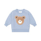 Huxbaby Stone Blue Furry Huxbear Sweatshirt