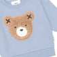 Huxbaby Stone Blue Furry Huxbear Sweatshirt