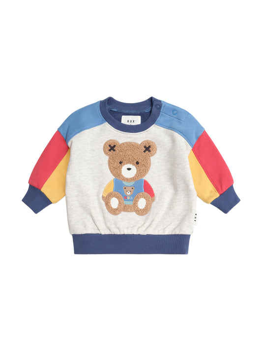 Huxbaby Varsity Huxbear Spliced Sweatshirt