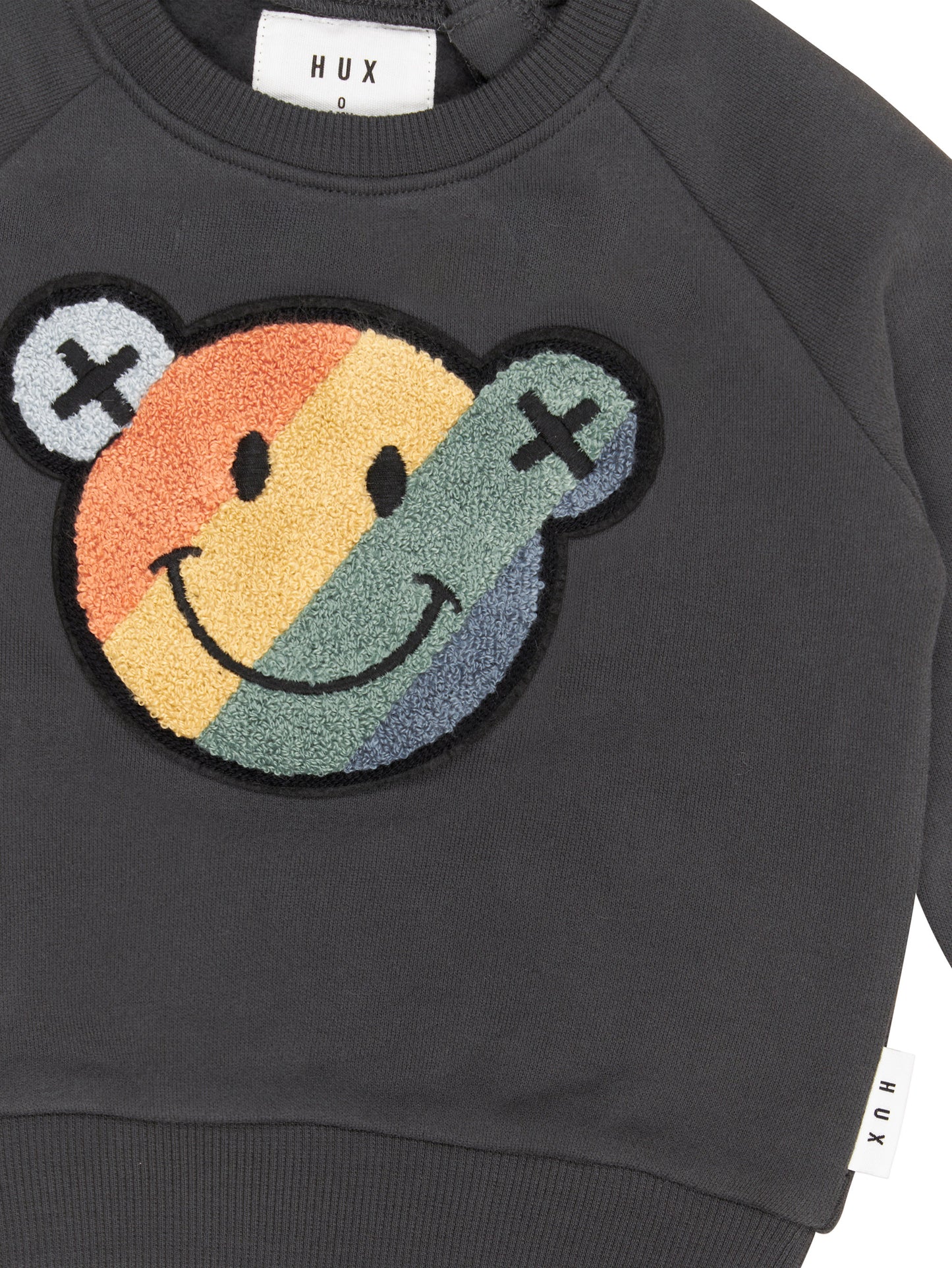 Huxbaby Smiley Rainbow Sweatshirt