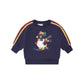 Huxbaby Ski Percy Stripe Drop Shoulder Sweatshirt