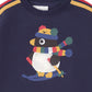 Huxbaby Ski Percy Stripe Drop Shoulder Sweatshirt