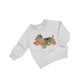 Huxbaby Dino Dog Sweatshirt Grey Marle