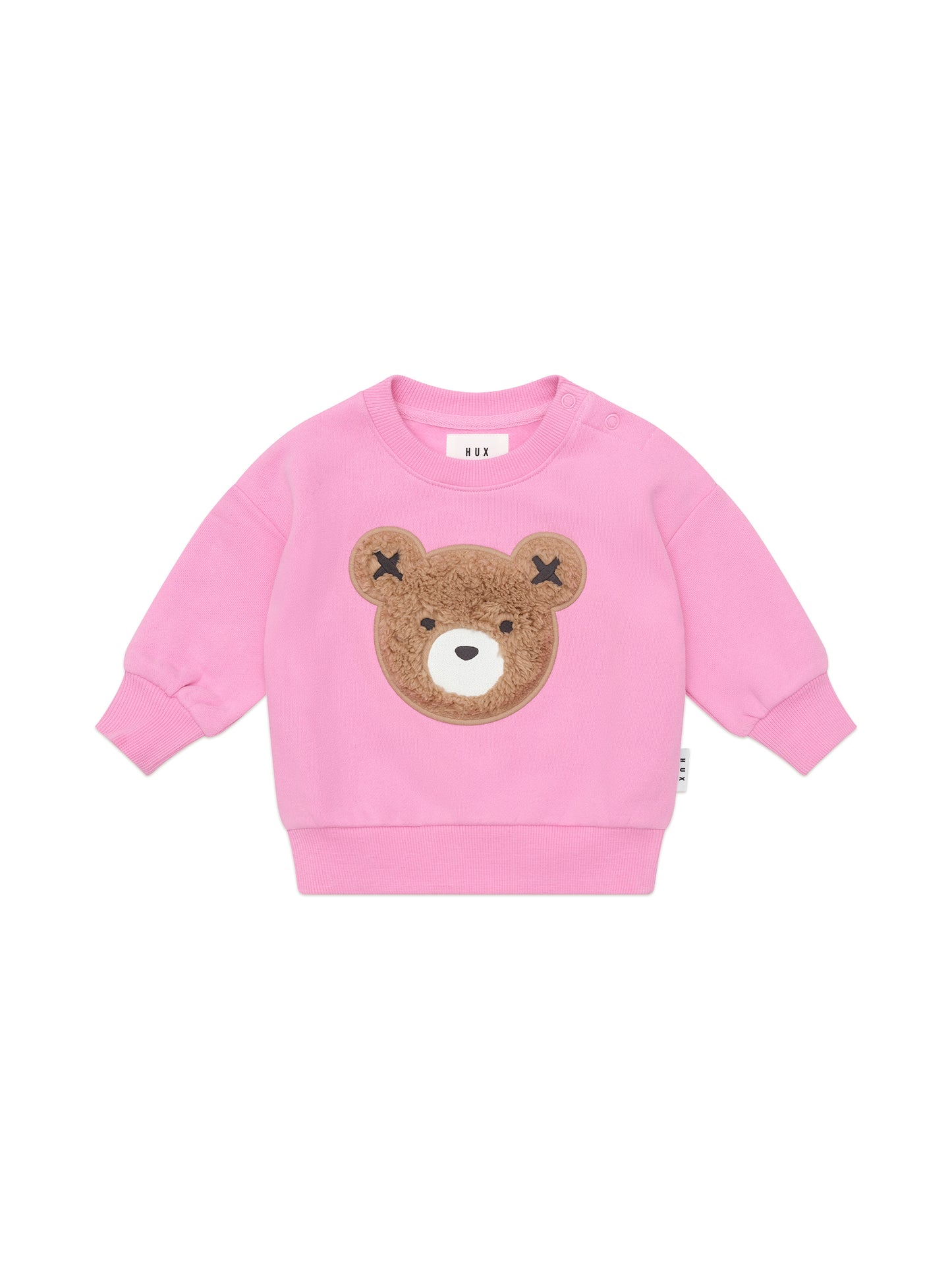 Huxbaby Fuschia Furry Huxbear Sweatshirt