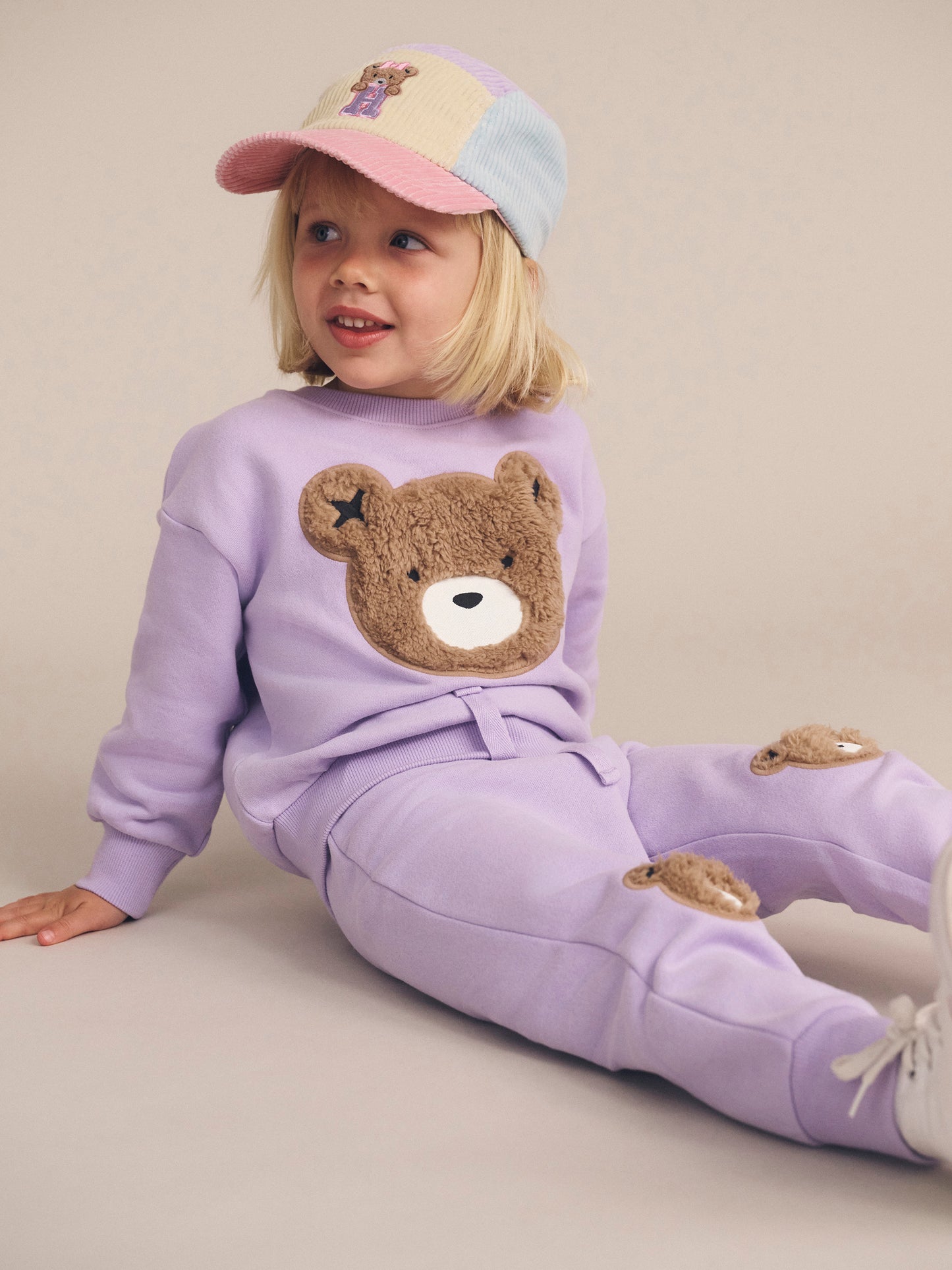 Huxbaby Orchid Furry Huxbear Sweatshirt