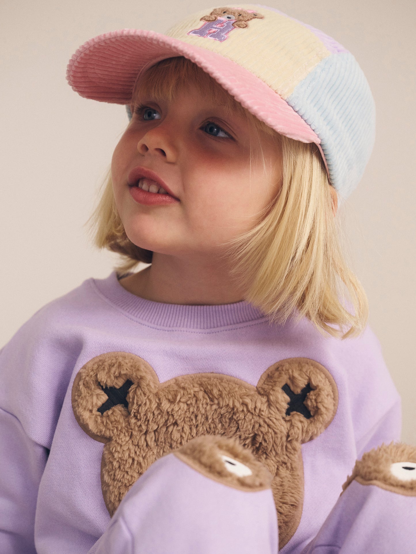 Huxbaby Orchid Furry Huxbear Sweatshirt