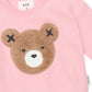 Huxbaby Blush Furry Huxbear Sweatshirt