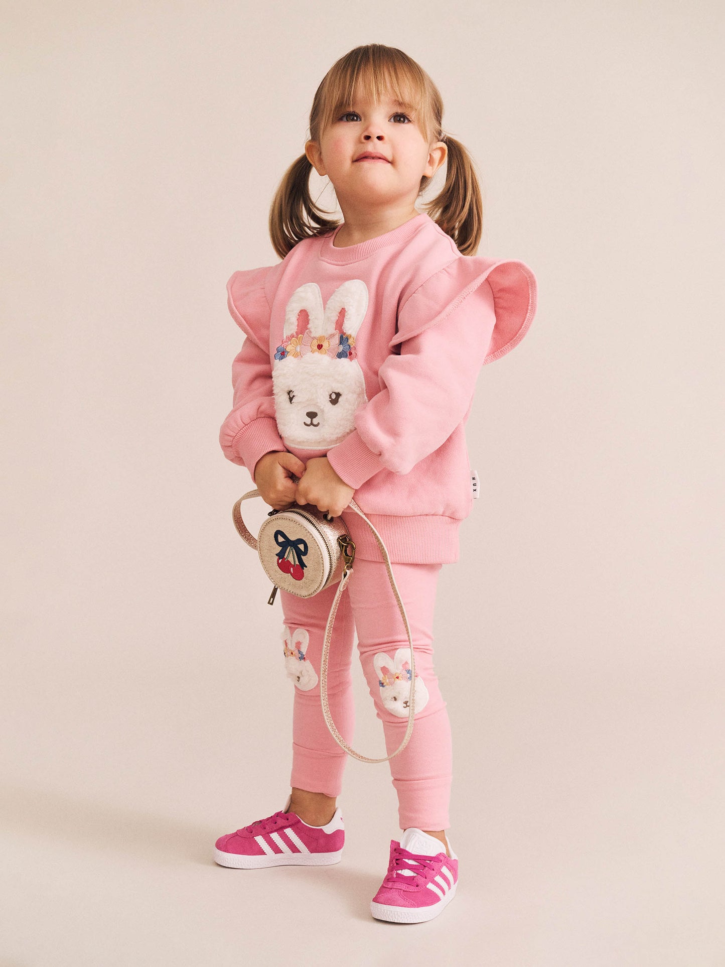 Huxbaby Flower Field Bunny Sweatshirt