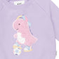 Huxbaby Orchid Soccersaurus Sweatshirt