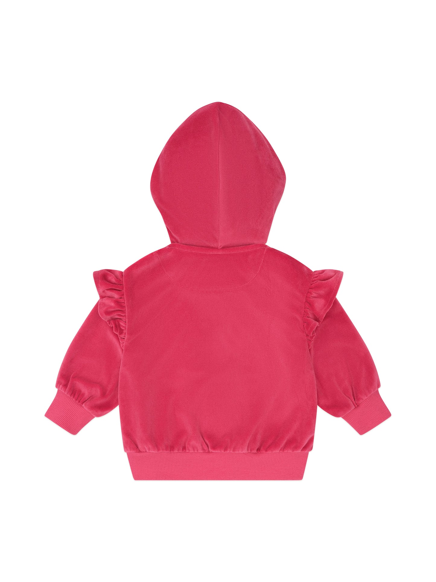 Huxbaby Very Cherry Velour Zip Hoodie