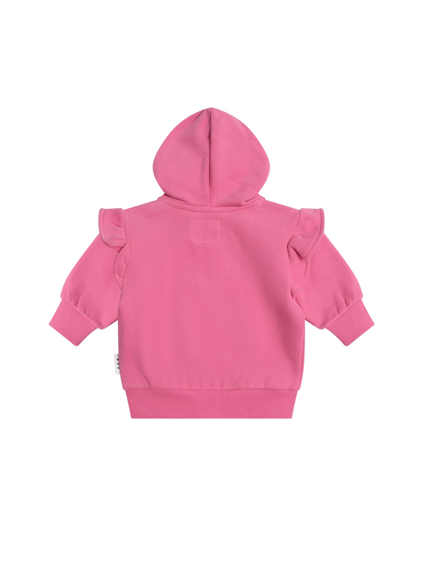 Huxbaby Zip Up Frill Hoodie Berry