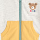Huxbaby Huxbear Zip Up Hoodie Colour Block