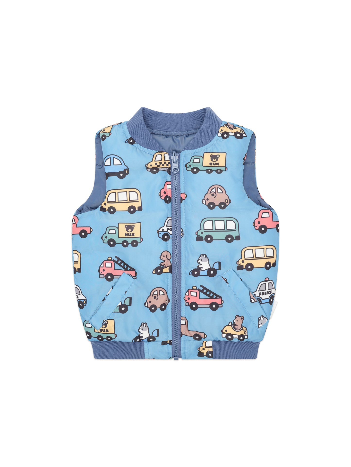 Huxbaby Huxmobile Reversible Puffer Vest