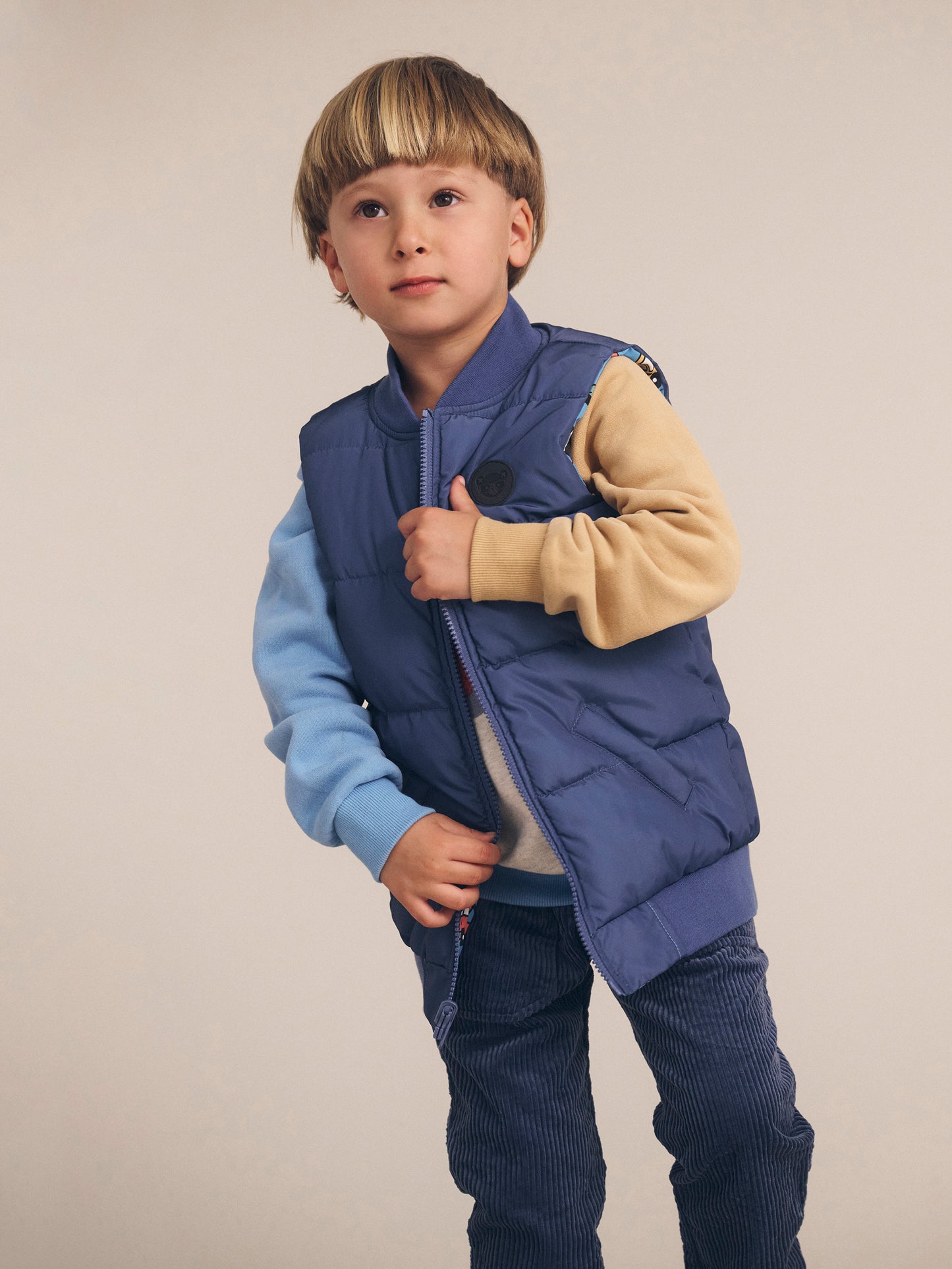 Huxbaby Huxmobile Reversible Puffer Vest