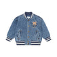 Huxbaby Dreamy Denim Bomber Jacket