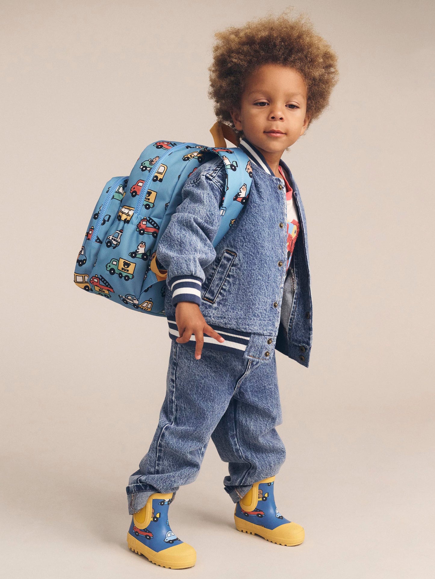 Huxbaby Dreamy Denim Bomber Jacket