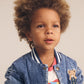 Huxbaby Dreamy Denim Bomber Jacket